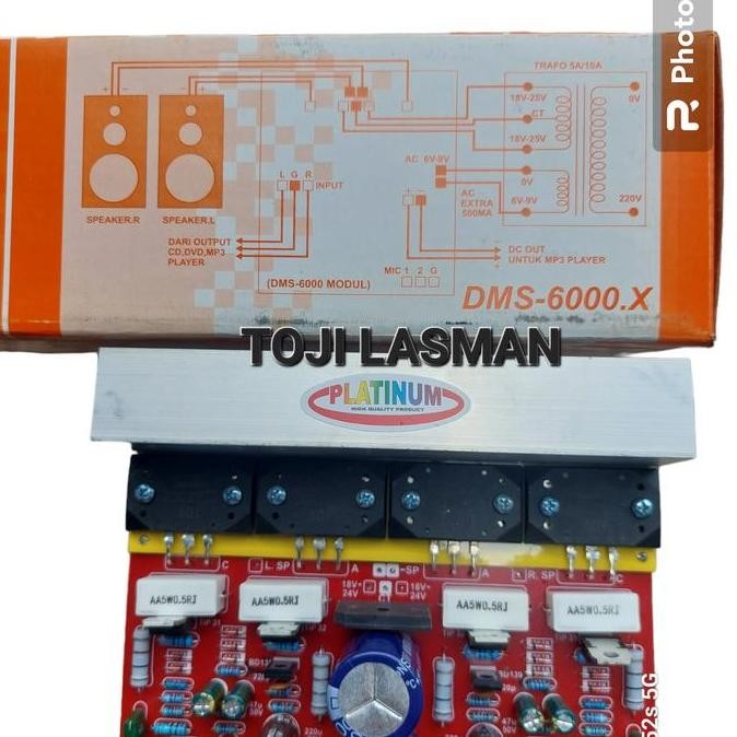 KIT PCB SPEAKER AKTIF DMS 6000 PLATINUM