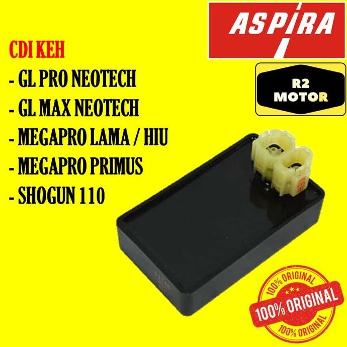 Cdi Unit Keh Aspira Gl Pro Max Neotech Megapro Lama Hiu Primus Shogun 110 Original