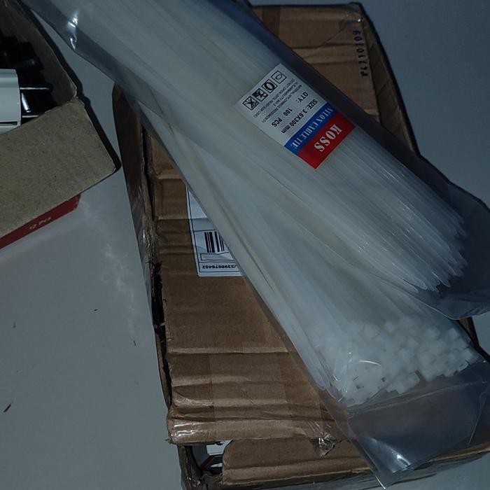 

(Diskon) Kabel Ties 20 Cm 2,5 Mm Tali Tis 200 Mm Tisch Tie Cable Nylon 20Cm Bestseller