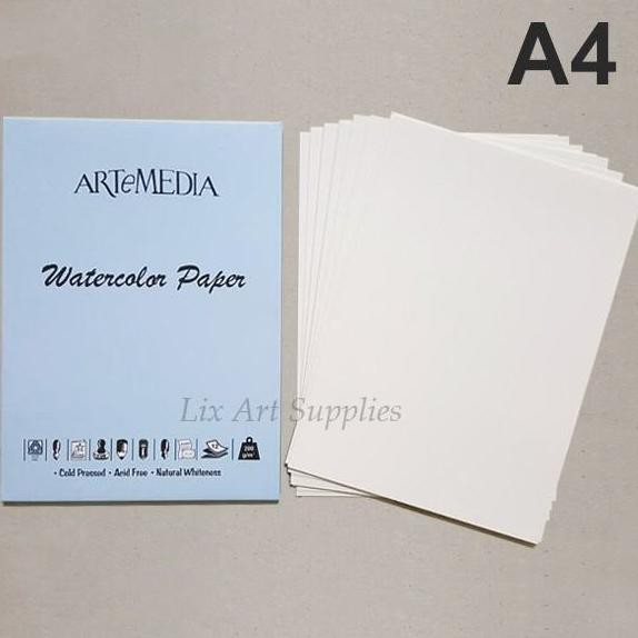 

Kertas Cat Air Watercolor Paper Artemedia - 200Gsm