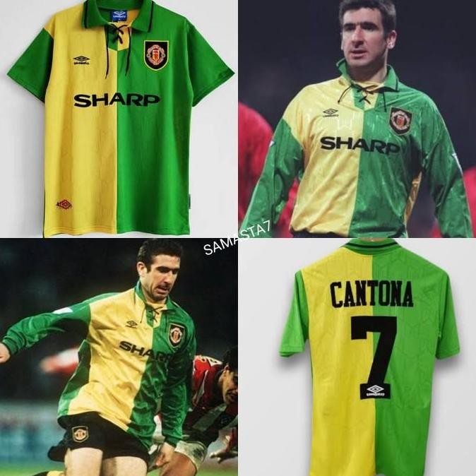 JERSEY BAJU BOLA RETRO MU AWAY 1992/1994 + NAMESET GRADE ORII