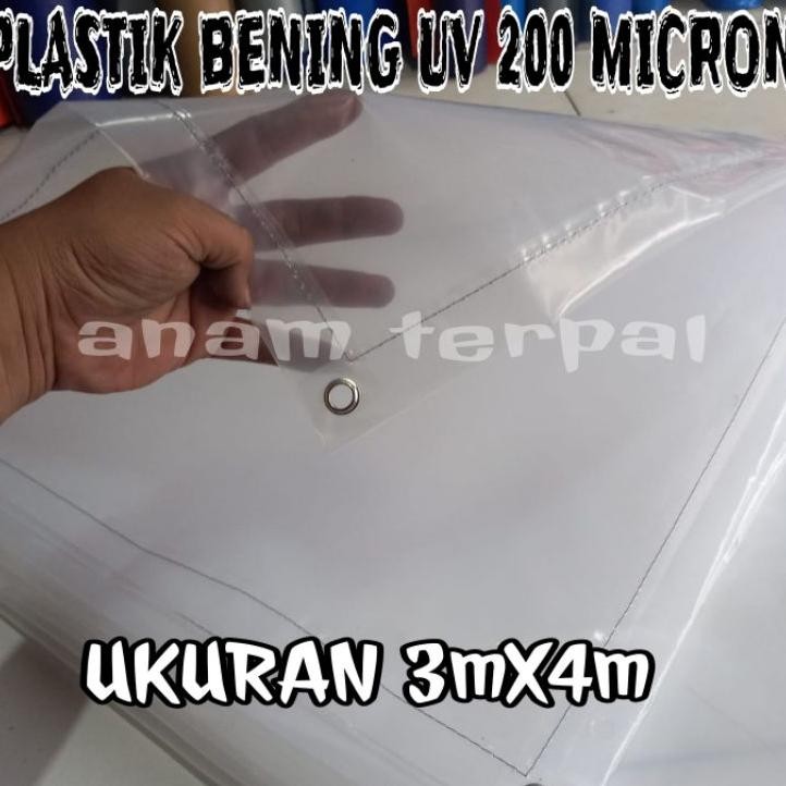 Plastik Uv Greenhouse 3X4M Tebal 200 Micron