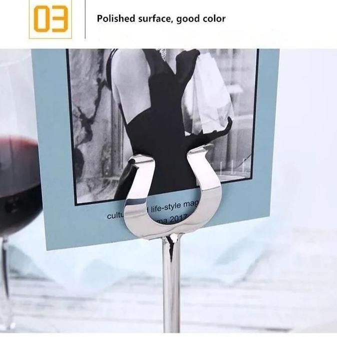 

Nomor Meja Restoran Stand Nomor Meja Cafe Kafe Restoran Table Menu Holder Stainless Steel Stand Holder Menu Stand Menu Berdiri