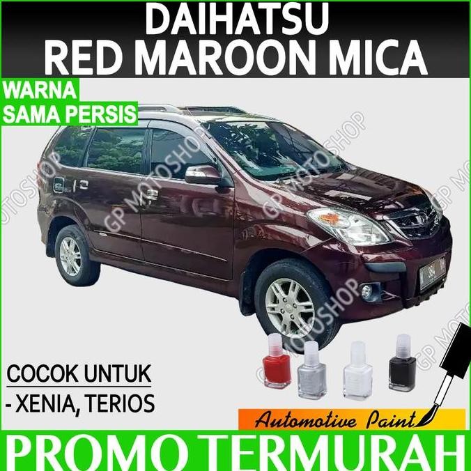 WM - RED MAROON MERAH MARUN CAT OLES PENGHILANG BARET MOBIL