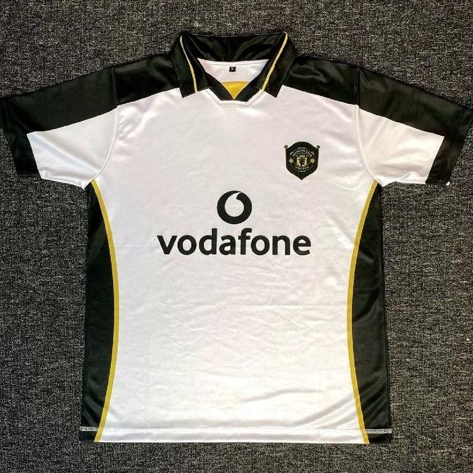 jersey vintage retro manchester united vodafone