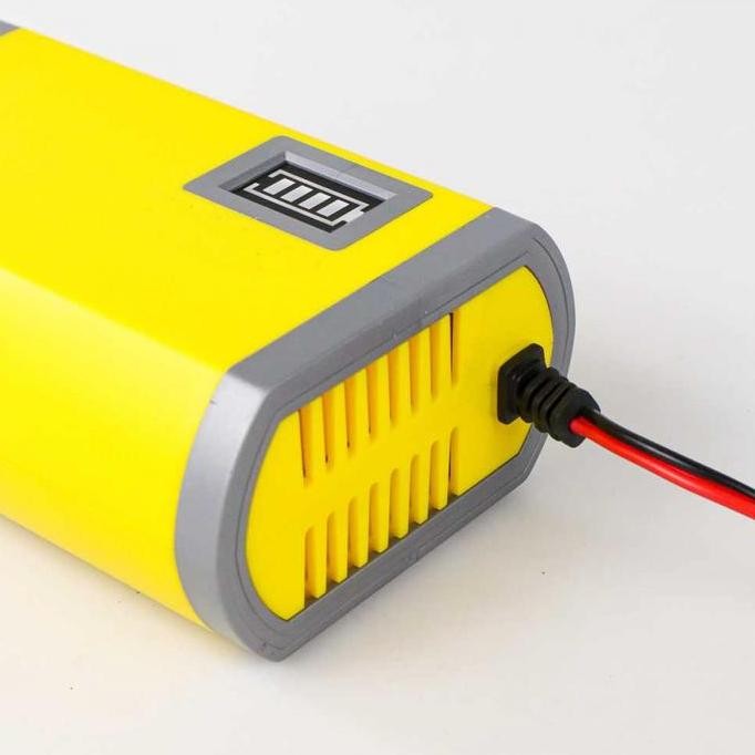 

Taffware Charger Aki Portable Motorcycle Car Battery 6A 12V - Fbc1206D