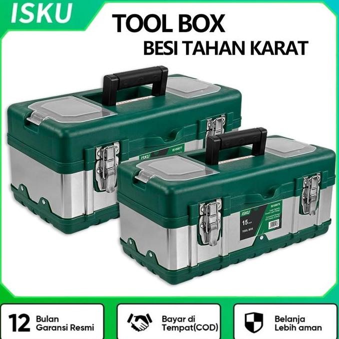 ISKU Tool bag Besar 18 Inch Tool box 17 inch 19 inch Kotak Perkakas