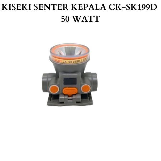 Senter Kepala 50 Watt Kiseki Ck-Sk199D Tahan 12 Jam Nonstop | Senter Kepala 50 Watt | Senter Kepala 
