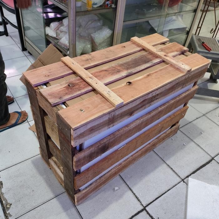 RA Aquarium bending full set 80cm termasuk packing kayu