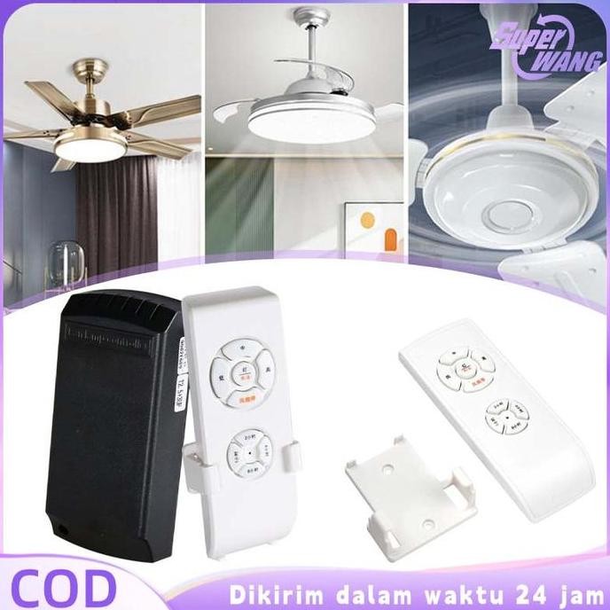 Ceiling Fan Remote Control 3Saluran 220V Kipas Plafon Remote Lamp Saklar Smart Ceiling Fan Lamp Remo