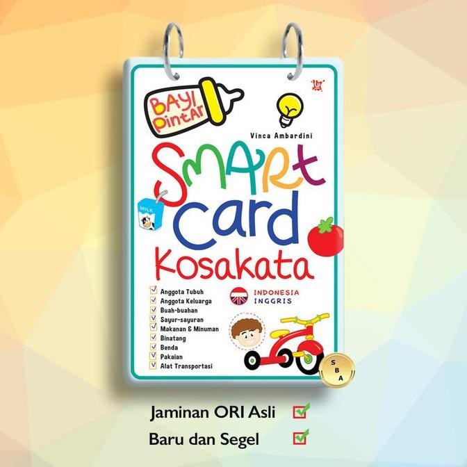 Sale Smart Card Kosa Kata Bayi Pintar Vinca Ambar Dini Wahyu Media