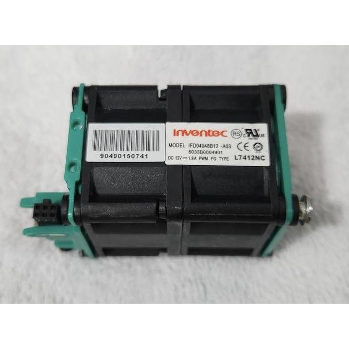 DT30 >> kipas double fan dc 4cm TURBO 12v 1.90A inventec double fan HIGH SPEED bearing 4 cm