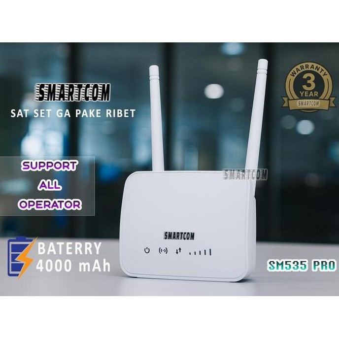 Modem Wifi Router Smartcom Sm535 Pro 4G Lte Wifi Router 150Mbps