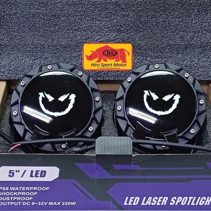 N Lampu Tembak Led Stedi 5Inch + Cover Smiley