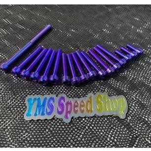 Baut Titanium Full Cvt Beat / Scoopy Karbu Deluxe Genio Kualitas Original Titanium Vietnam