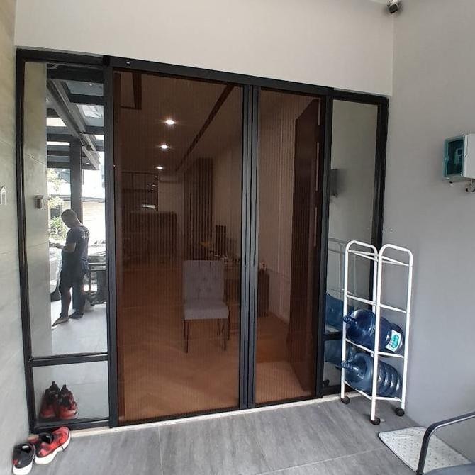 Onna Lipat Door - Ram Kasa Nyamuk Kawat Pintu Geser Jaring Strimin