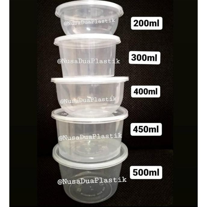 MANGKOK PLASTIK 400ML THINWALL PP BOWL 400 ML