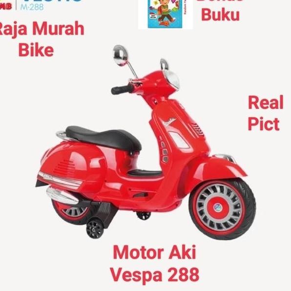 Motor Aki Vespa Vestic M288 Motoran Aki Vespa 288 Motor Aki Anak Vespa
