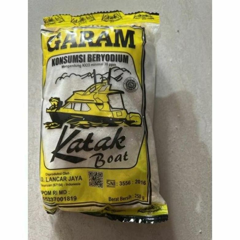 

(Terbaru) Garam beryodium cap katak / keruk 200gram ECER 1pc (Terlaris)