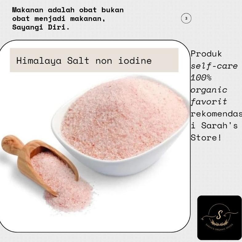

(Terbaru) Garam himalaya 500gr / himsalt / garam spa kulit (Terlaris)
