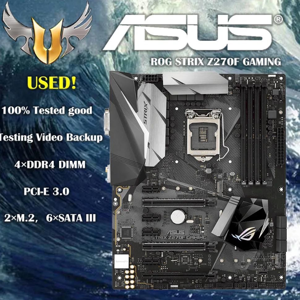 Asus Rog Strix Z270-F Gaming Desktop Motherboard Socket Lga 1151 I7 I5 I3 Z270 Ddr4 Usb3.0 Mainboard