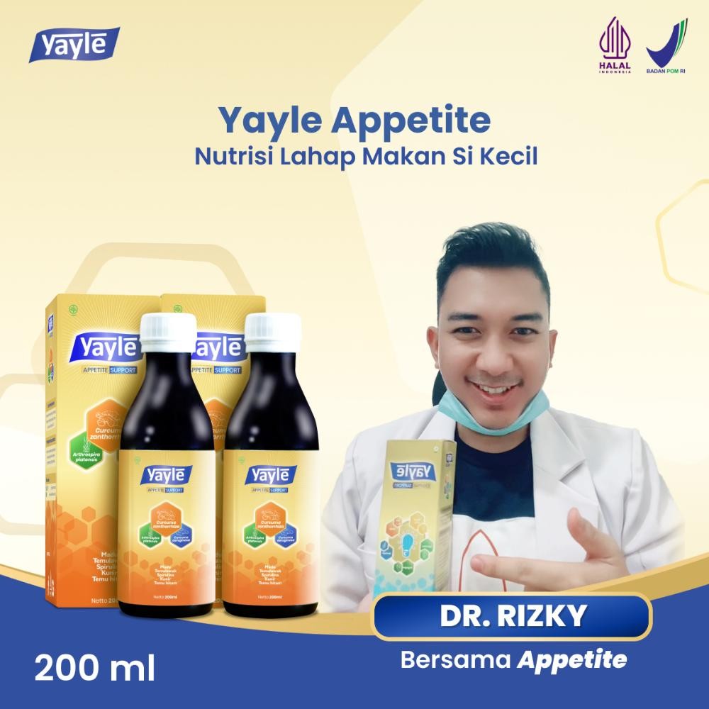 

(Terbaru) [PAKET NAFSU MAKAN] Madu Anak Yayle Appetite Support 200ml - Penambah Nafsu Makan Anak - 2 Botol (Terlaris)