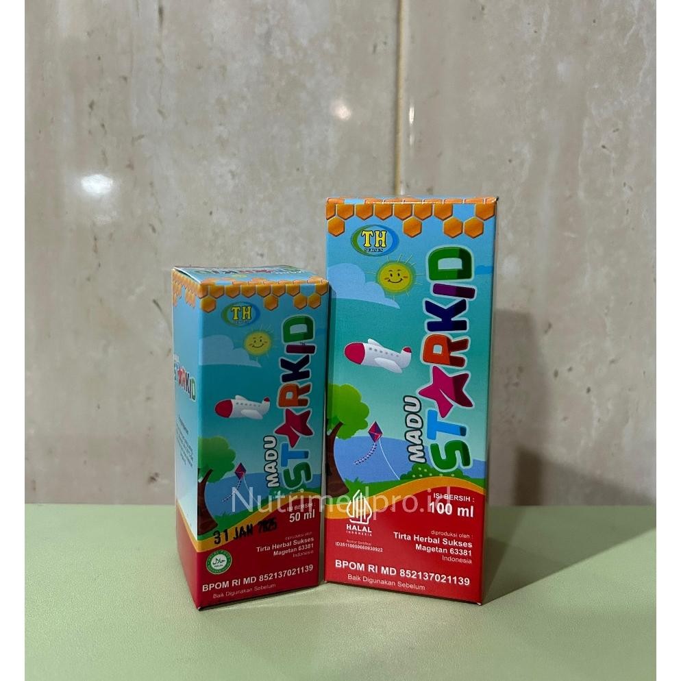 

(Terbaru) Multivitamin Madu Starkid by Bio TH BPOM 50 ml // 100 ml (Terlaris)