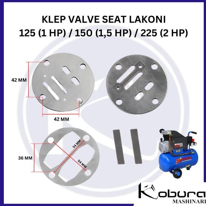 Klep Valve Assy Seat Kompresor Udara Lakoni Imola 125 150 225