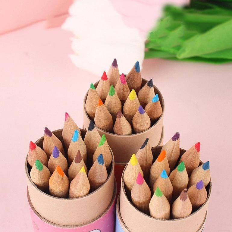 

Ghs-55 Sms Pensil Warna 12 In 1 + Serutan Pensil Color Pencils Quality Pensil Warna Karakter Kemasan Tabung Murah Import Ghs-55