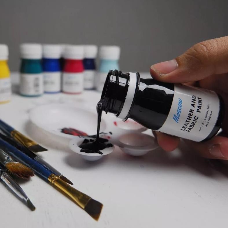 

Aw89 Cat Acrylic/Leather Paint/Cat Tas Kulit/Cat Sepatu Kulit,Dll.(Original Moscow)30 Ml Aw89