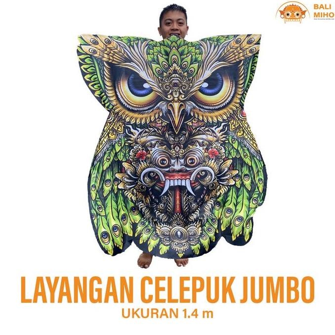 siap kirim] Layangan  Celepuk Print Jumbo - Layangan Celepuk 1,4 meter - Layangan