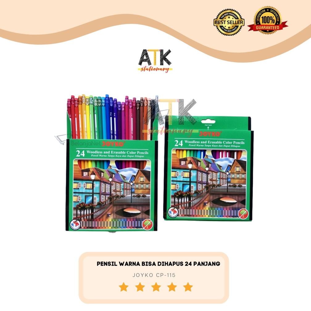 

Mma-1318 Pensil Warna Bisa Dihapus 24 Warna Erasable Color Pencil Joyko Dapat Dihapus Cp-115 Mma-1318