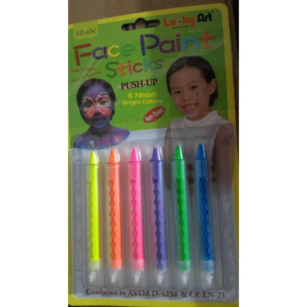 

(:(:(:(] Face paint Hallowen stik 6w floresent