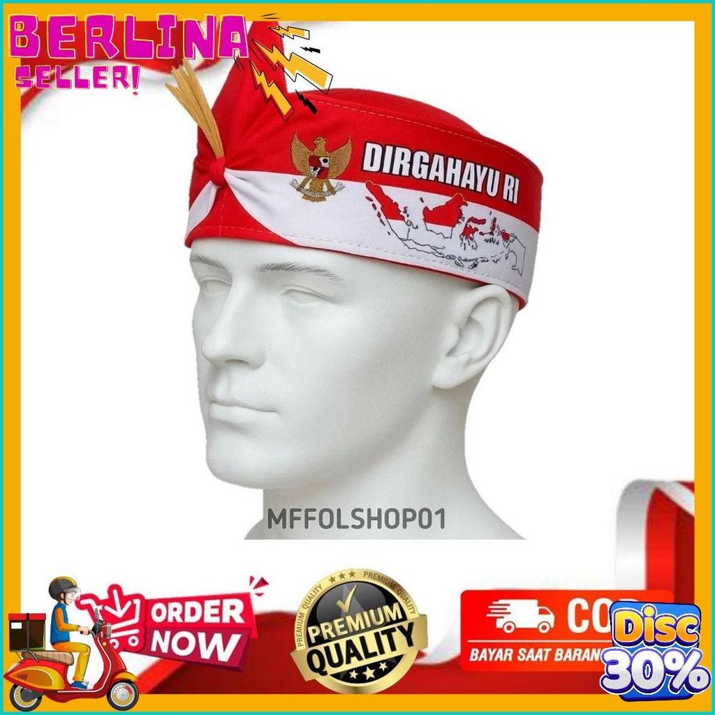 Ikat Kepala/Bando Merah Putih 17 Agustus