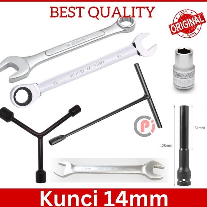 Khusus Kunci 14mm Banyak Model Jenis Kunci T Y Pas Ring Ratchet Sok Shock Impact
