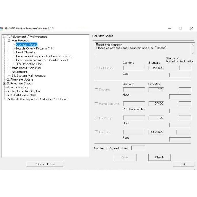 monggo] RESETER EPSON D830 SL-D830 ORIGINAL