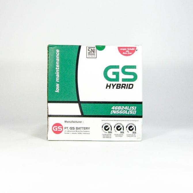 AKI GS ASTRA NS 60 LS / NS60LS HYBRID CIVIC VIOS YARIS (DELIVERY) Original