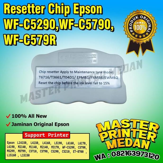 ```````] Resetter Chip Epson WF-C5290 WF-C5790 WF-C579R