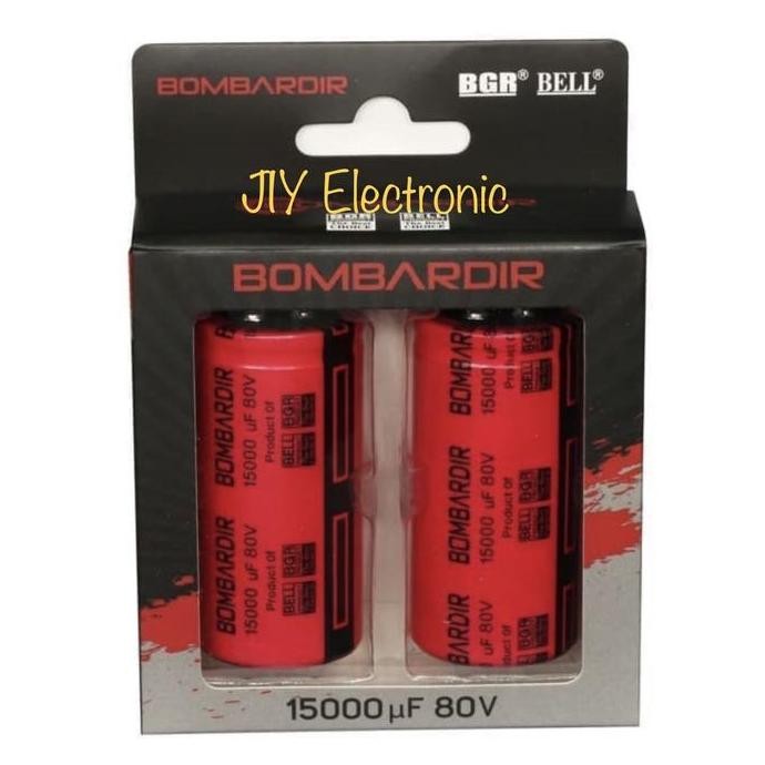 TERBARU - Elco 15000uf 80v Bombardir Original / Kapasitor 15000uf 80v Bombardir