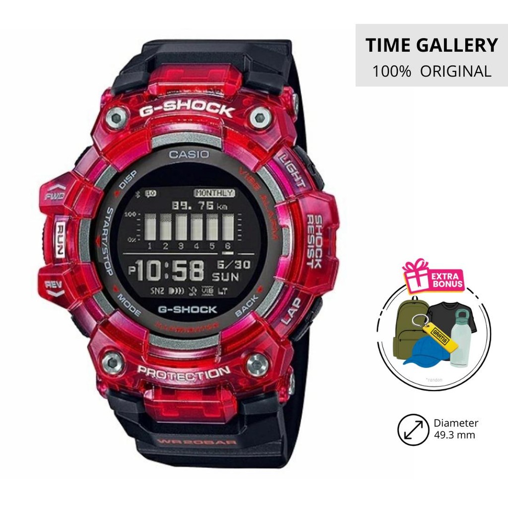 Jam Tangan 100% Original Casio Ori G-Shock gbd100sm4a1dr gbd-100sm-4a1dr gbd100sm gb d100sm 4a1