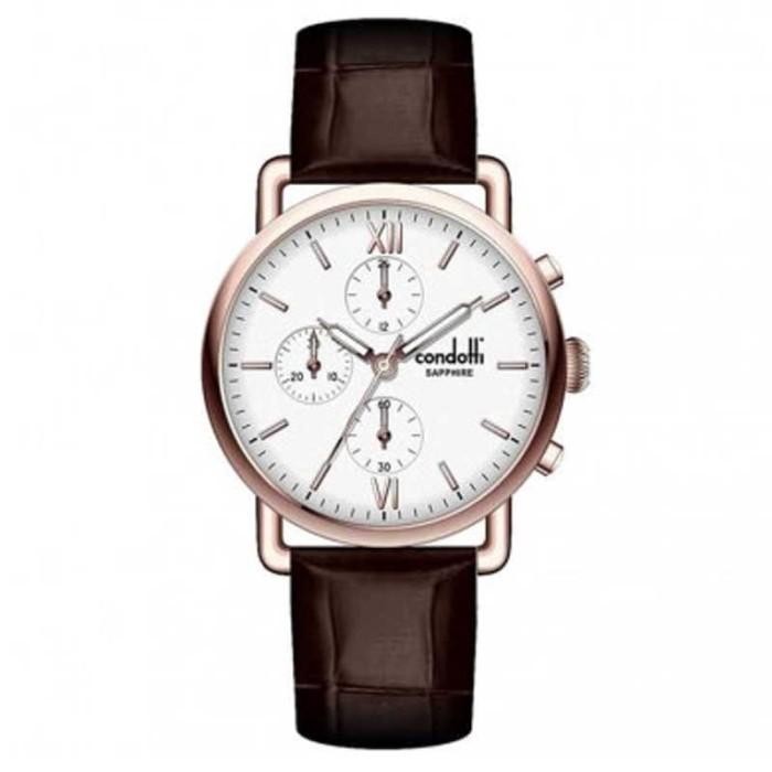 Jam Tangan 100% Original Condotti condoti cn7120-rg01-l26 ori