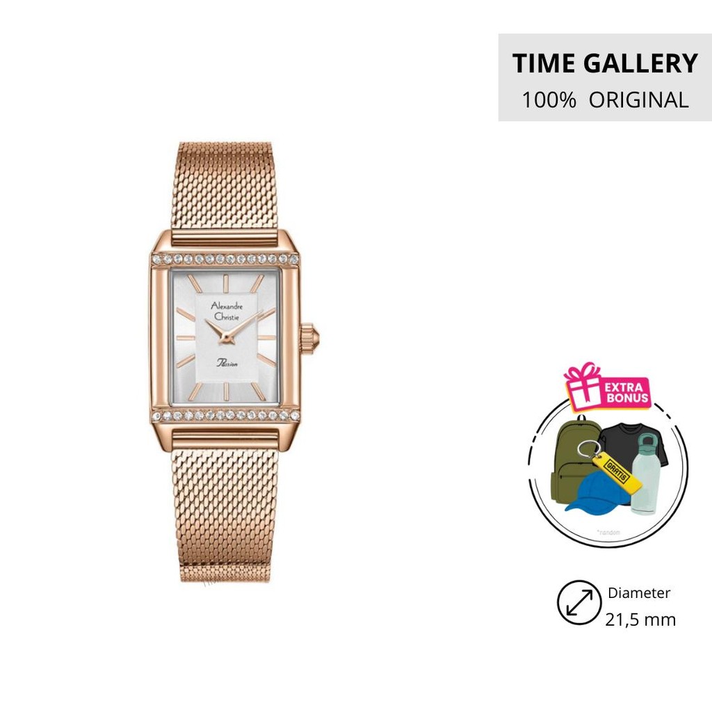 Jam Tangan Wanita Alexandre Christie 2b57 lhbrgsl 2b57lh lh brgsl 2b57lhbrgsl original alexander ori