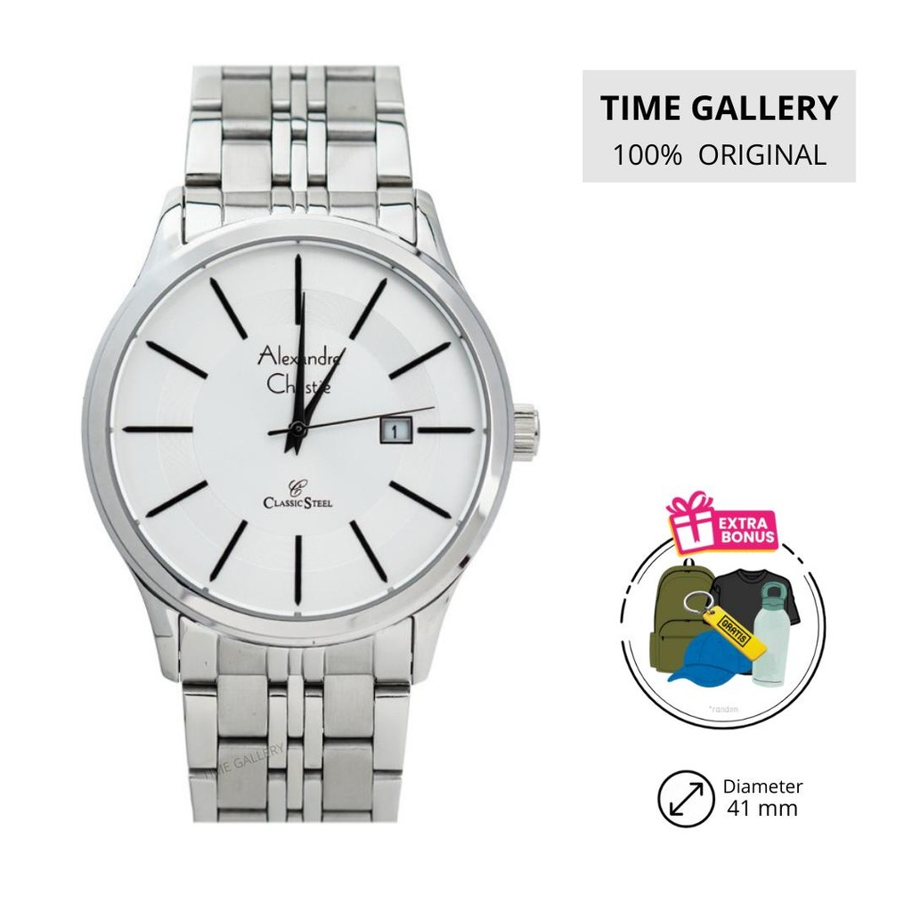 Jam Tangan Pria Alexandre Christie 8348 mdbsssl 8348mdbsssl md bsssl 8348md ac8348 original alexande