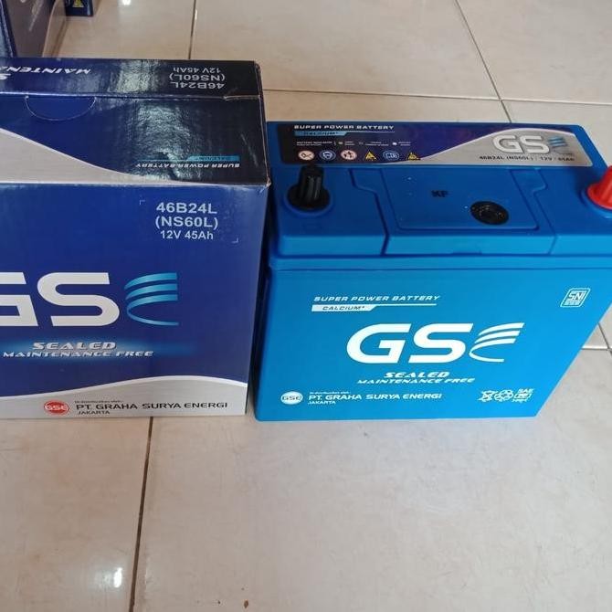 Aki Mobil Honda Yaris NS 60LS GS Gold Shine Aki Kering Original