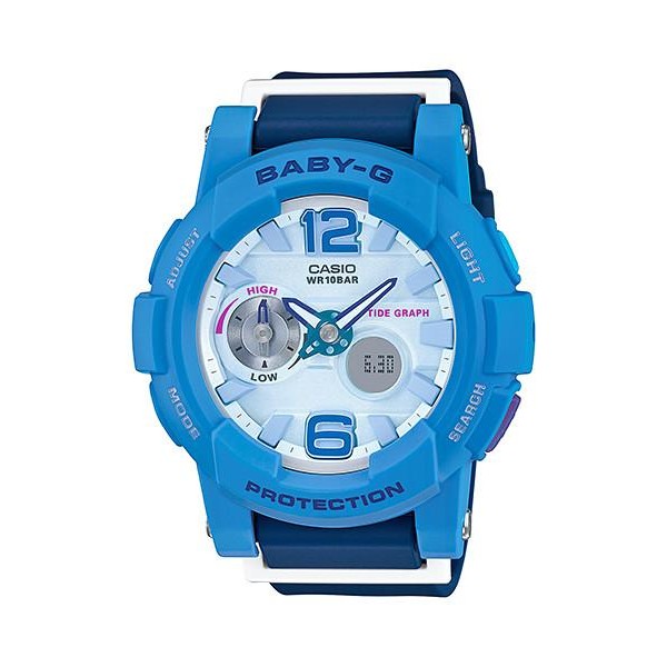 Jam Casio Baby-G Original BGA-180-2B3DR BGA1802B3DR BGA180 2B3 BABYG