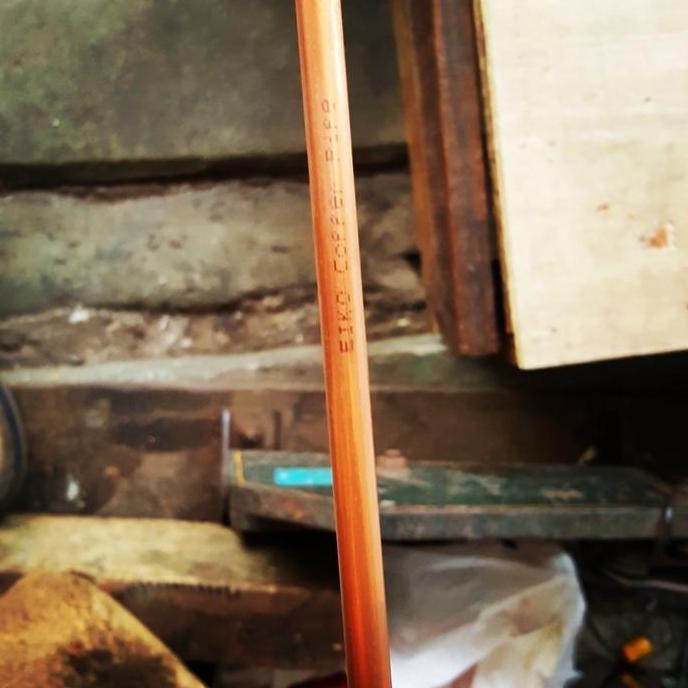 Pipa Tubing Tembaga Ukuran Od 10Mm / 3/8 Inch Tebal 1.5Mm Premium