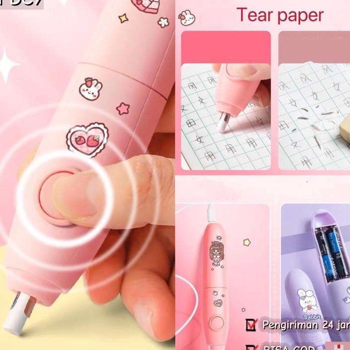 

Penghapus Pensil Otomatis Electric Pencil Eraser Penghapus Pensil Elektrik