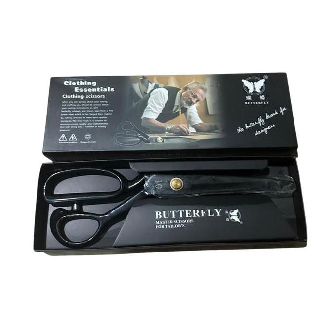 

[Fb 10 ] Gunting Potong Bahan Kain Flower Butterfly 10 10 Inch