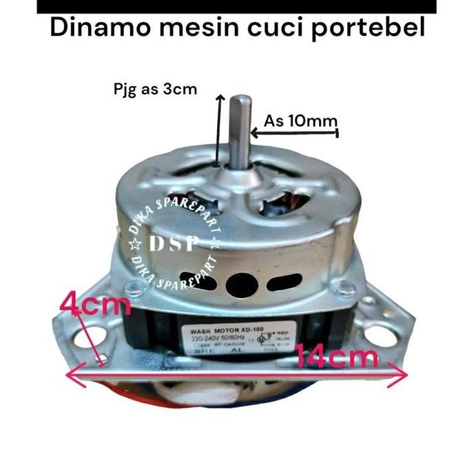 <<<<<] Dinamo mesin cuci portable