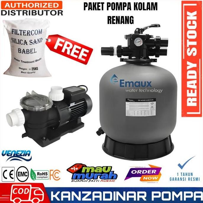 Paket Mesin Pompa Kolam Renang 1Paket Peralatan Kolam Renang 1 Set